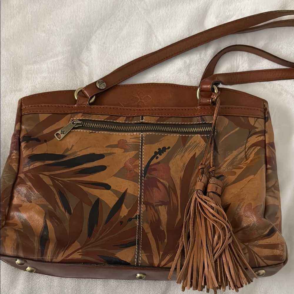 Patricia Nash Poppy Tote in the highly sought-after, limited-edition Verbena Pal